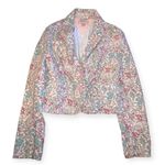 Tommy jeans floral corduroy blazer Gilmore girls Size L Photo 0