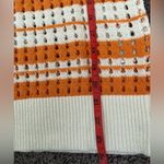 Inc international concepts orange/white striped open knit sweater med. NWT Photo 6
