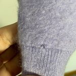 Free People  Light Purple Mockneck Cashmere Sweater Women’s size Medium Photo 8