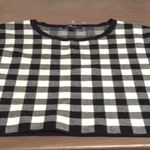 Derek Lam Chic  checkered knit top Photo 0
