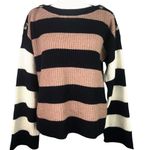 Madewell Calloway Boatneck Knit Sweater Pullover Button Detail Striped XXS Photo 2