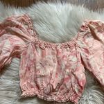 Show Me Your Mumu Claudia Pink Floral Crop Top Photo 6