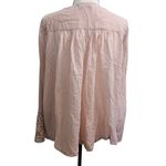HOPE Collection Blush Lace Detail Blouse Bell Sleeves Cottagecore Boho Feminine Pink Size L Photo 4