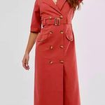 ASOS Denim Midi Dress Photo 0