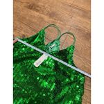 Oh Polly Glam sequin v neck mini dress NWT Photo 5