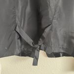 Tres Paquette TRÈS PAQUETTE Vintage 90s Black White Velvet V Neck Pirate Button Up Blouse Photo 14