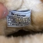 BEARPAW Rosie Women’s Shearling Ankle Booties w/Loop/Button EUC Sz 7 Suede Wool Photo 4