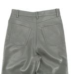 Wilfred Aritzia  Melina High Waisted Vegan Leather Gray Pants 2 Photo 5