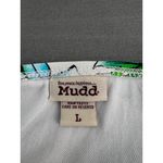 Mudd Teal‎ Swimsuit top with tropical print bottoms size Large  beach pool summer Photo 9