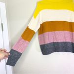 Madewell  Crofton Wool Blend Striped Crew Neck Sweater Size S Photo 4