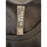 Torrid  Super Soft Black Lightning Bolt  Sleep Tee / Lounge Top Size 1(1X) 14-16 Photo 3