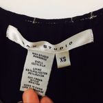 Max Studio  Women’s Size XS 100% Silk Black Belted Sleeveless Top Boho Dressy Blo Photo 2