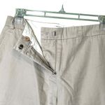 Armani Exchange AX Wide Leg Chino Pants Women's Size 0 Beige High Rise Casual Photo 9