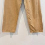 Free People NWT Sandrine Rose The Fred Pleated Baggy Jeans Tan Khaki Size 24 Photo 2