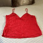 Allison Taylor woman VTG 80’s valentines red 1X 100% silk Cami tank top Photo 5