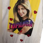 Fruit of the Loom Topanga Boy Meets World  White Tee with Yellow Graphic Photo 1