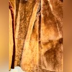 Salvatore Ferragamo NWT  Made In Italy, Suede Leather Lambs Shearling Jacket Photo 13