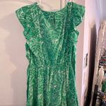 a.n.a Green floral dress with white design Photo 2