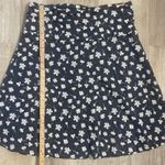 Toad & Co Chaka Organic Cotton Skirt Blue Floral Print Size S Photo 4