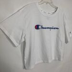Champion T-Shirt Womens L Cropped Boxy Relaxed Fitness Running Walking Casual Photo 5