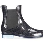 INC Women’s Raelynn Rain Black Glitter rain Boots sz 6 Photo 0