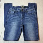 Indigo Rein Womens Curvy Fit Distressed Ripped Skinny Jeans Dark Wash Size 7 Photo 1