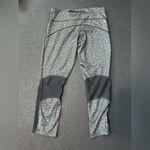 Nike  Relay Running Capri Tights‎ Meteor Print Mesh Black Grey size small Photo 6