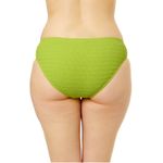 Time & Tru NWT swimsuit Crinkle Bikini Bottoms Bead Accents Green size X-Large Photo 2