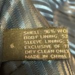 EXPRESS  Long Sleeve Women’s Single Button‎ Longline Blazer Navy Blue Size 6 Photo 4