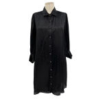 The Kooples  Delicate‎ Paisley Shirtdress Patterned Black Size 1 US Small / 4 Photo 1