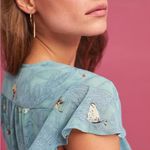 Anthropologie  Feather Bone Sheer Osuna Wrap Tunic Dress Top Photo 4