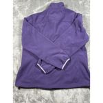 L.L.Bean  Womens Purple Fleece Jacket Full Zip Polartec Outdoor Coat L Photo 9