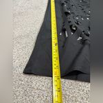 Women’s Casual High Rise High Waist Hollowed Out Cut Out Wide Leg Black Pants Size L Photo 2