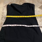 EXPRESS 🆕  strapless lace up sides mini dress stretchy size 4 black Photo 9