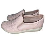 Ecco  Soft 6 Woven Slip-On Sneaker in Rose Dust Leather‎ Photo 3