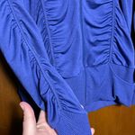 Athleta  Woman's Deep Purple Athletic Running Quarter Zip Top Size Small Photo 2