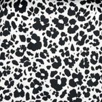 Sympli Shirt Womens 4 Black White Animal Print Satin Dolman Top Bold Edgy Unique Photo 5