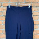 Fabletics  24/7 Kick Flare Pant Women's‎ Navy Blue Side Zip High Rise Size Medium Photo 1
