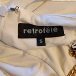 Retrofête Retrofete Valentina Dress in White Sleeveless Small NWT Chain Straps Open Back Photo 12