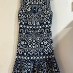 Alice + Olivia  Rapunzel Embroidered Mini Dress Floral Flounce Party Cocktail 0 Photo 1