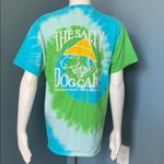 tie dye salty dog short sleeve tee shirt medium Blue Photo 2