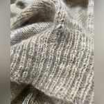 Women’s Mohair Silk Wool blend Loose Knit Mock neck Sweater Large Heather Ombre Photo 7