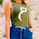Zyia  Olive Kettle Moon‎ Tank Size XS Photo 0