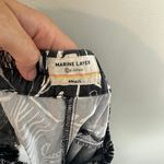 Marine layer - Allison Pant in Phantom/White Foliage Print Pull On Casual Pant Photo 7