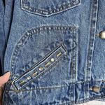 Vtg 80s 90s Women's Beaded Stunning Blue Denim Jacket Sz S Fit M Made In USA Photo 5