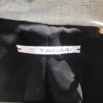 T Tahari  Ilana blazer in gray on button two pockets Photo 3