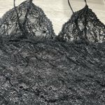 Elegant Black and Pink Lace Sleepwear Set Size M Photo 4