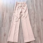 Alice + Olivia  Wide Leg Pleated Light Pink Trouser Pants Size 0 Photo 10