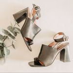 Topshop Nieve Black Block Heel Sandal. Size 39 (US 9) Photo 0