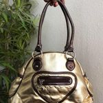 Betty Boop RARE Y2K Retro Baddie Brown Gold  shoulder hand bag leather bowler shape purse #gothic #granola #whimsygoth #fairycore #biker cyber punk cottagecore western indie hippie Photo 1